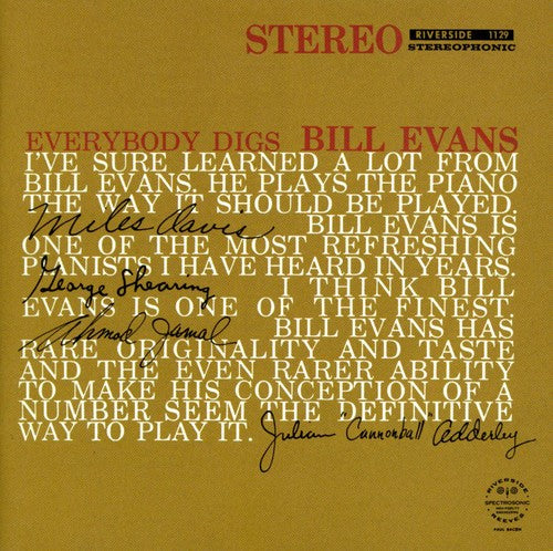 Evans, Bill: Everybody Digs Bill Evans: Keepnews Collection