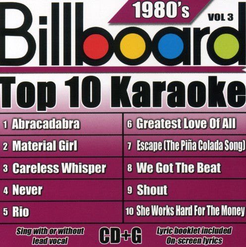 Billboard Top 10 Karaoke: 1980's 3 / Various: Billboard Top 10 Karaoke: 1980's, Vol. 3