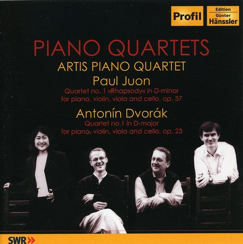 Juon / Dvorak / Artis Piano Quartet: Quartet 1 Rhapsody Op 37 / Quartet 1 Op 23