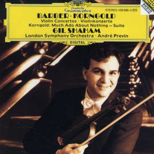 Barber / Korngold / Shaham / Previn / Lso: Violin Concertos / Much Ado About Nothing Suite