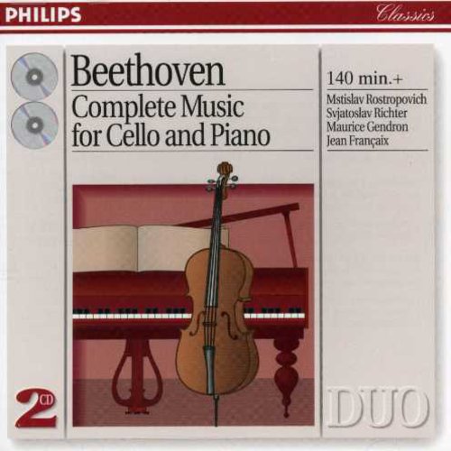 Beethoven / Rostropovich / Richter: Complete Music for Cello & Piano