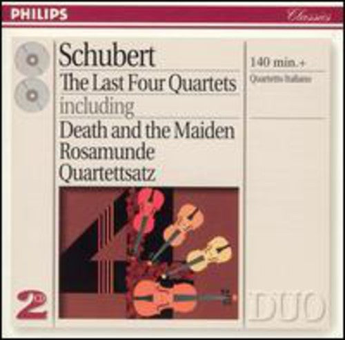 Schubert / Quartetto Italiano: Last 4 Quartets