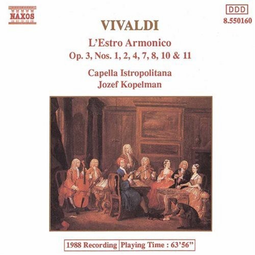 Vivaldi / Kopelman / Capella Istropolitana: Concerti 1, 2, 4, 7, 8, 10 & 11