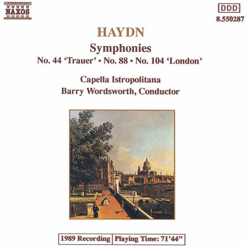 Haydn / Wordsworth: Symphonies 44, 88 & 104