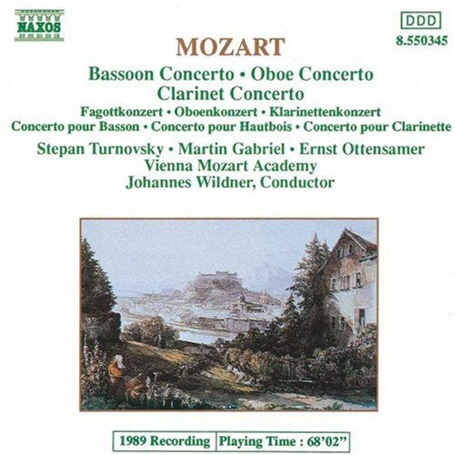 Mozart / Wildner: Concertos for Bassoon, Oboe & Clarinet