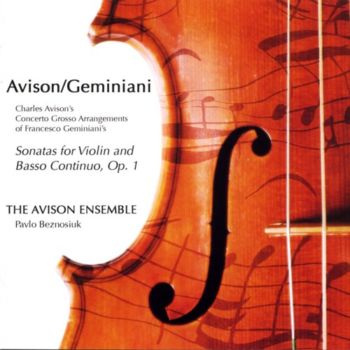 Avison / Avison Ensemble: Sonatas for Violin & Basso Continuo Op 1