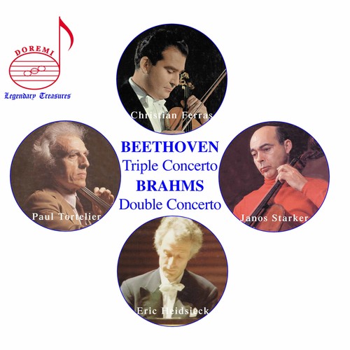 Beethoven / Brahms / Ferras / Tortelier / Starker: Triple & Double Concertos