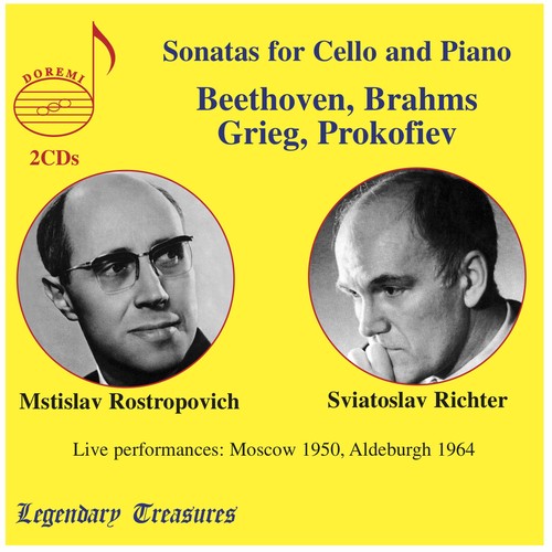 Rostropovich / Richter / Brahms / Beethoven: Sonatas for Cello & Piano