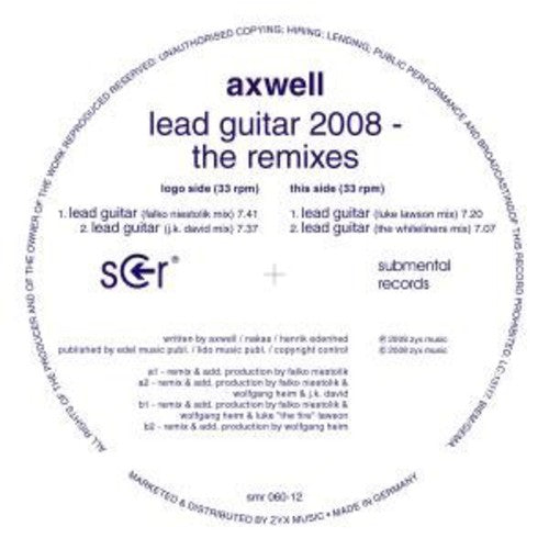 Axwell: Lead Guitar 2008-Remix