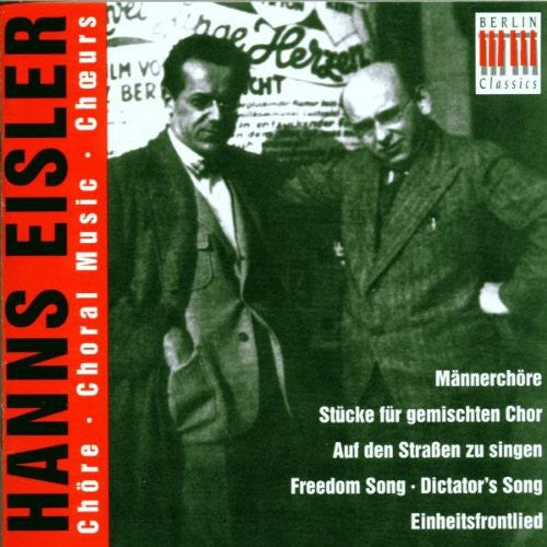 Eisler / Berliner Singakademie / Berlin Rso: Choral Music