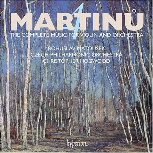 Martinu / Matousek / Cpo / Hogwood: Music for Violin & Orchestra 4