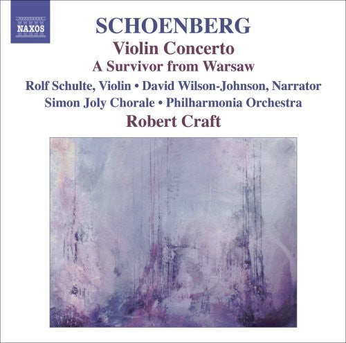 Schoenberg / Schulte / Denk / Pao / Craft: Violin Concerto Survivor from Warsaw