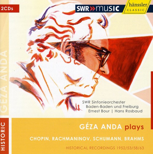 Anda, Gaza / Swr Sym Orch Baden-Baden / Rosbaud: Plays Chopin Rachmaninoff Schumann Brahms