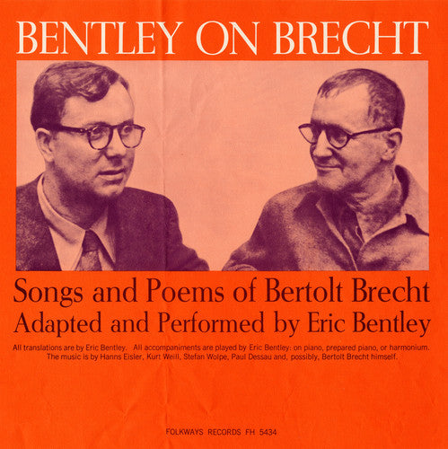 Bentley, Eric: Bentley on Brecht: Songs & Poems of Bertolt Brecht