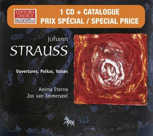 Strauss / Van Immerseel / Anima Eterna: Overtures / Polkas / Valses