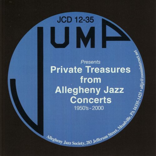 Private Treasures From Allegheny Jazz / Various: Private Treasures From Allegheny Jazz Concerts 1950's-2000