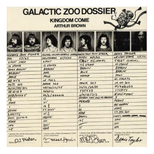 Brown, Arthur Kingdom Come: Galactic Zoo Dossier