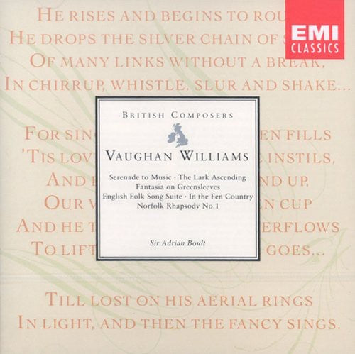 Vaughan Williams / Boult / Lpo: Lark Ascending / Greensleeves