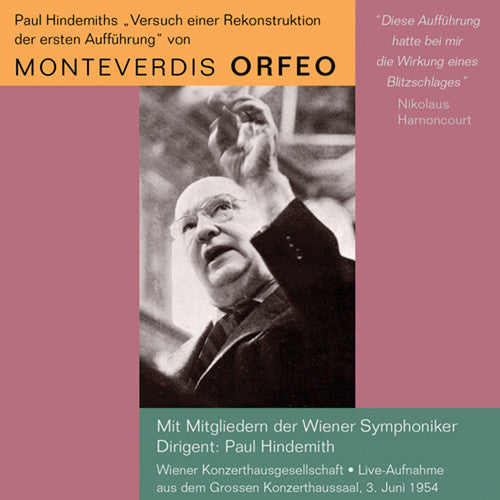 Monteverdi / Bringon / Vso / Hindemith: Monteverdis Orfeo