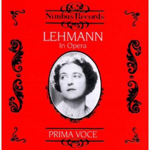 Lehmann, Lotte: In Opera 1