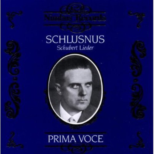 Schlusnus / Rupp / Peschko: Sings Schubert Lieder