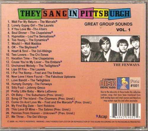 They Sang in Pittsburgh 1 / Various: They Sang In Pittsburgh, Vol. 1