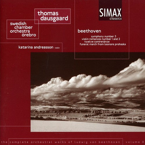 Beethoven / Andreasson / Dausgaard / Swco Orebro: Comp Orchestral Works 8: Sym 3 / Romances 1&2