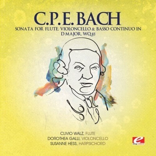 Bach, C.P.E.: Sonata for Flute Violoncello & Basso D Major