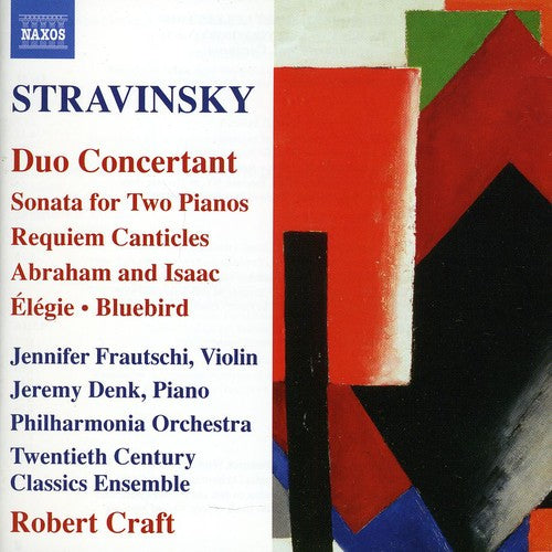 Stravinsky / Craft / Frautschi / Burgess / Pao: Duo Concertant