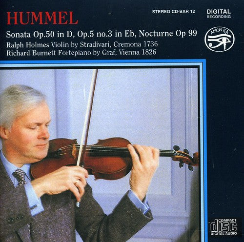 Hummel / Holmes / Burnett: Works for Violin & Piano