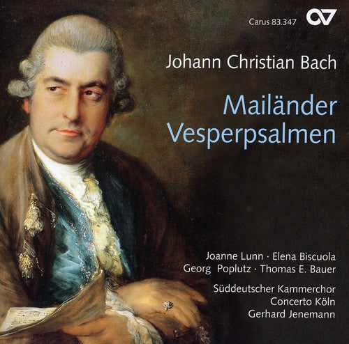 Bach, J.C. / Lunn / Sdco /Concerto Koln / Jenemann: Mailander Vesperpsalmen / Milan Vesper Psalms