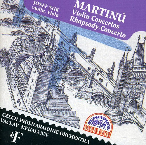 Martinu / Neumann / Czech Philharmonic: Vln Cto #1 / Vln Cto #2 / Rhapsody Cto For Vla