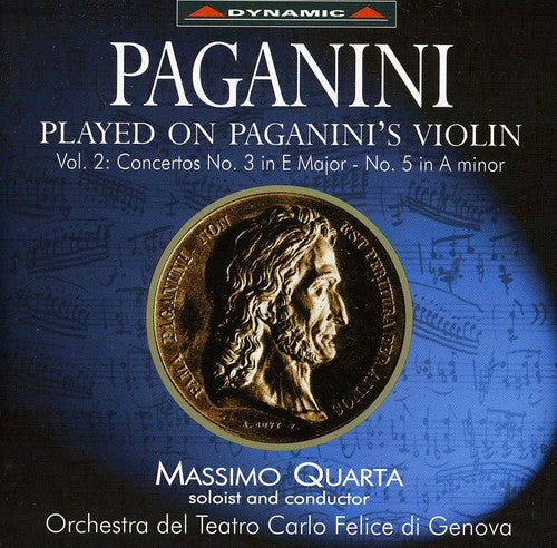 Paganini / Quarta / Orch Del Teatro Carlo Felice: Paganini Played on Paganini's Violin