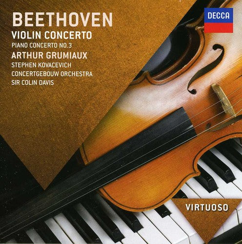 Beethoven: Kovacevich/Grumiaux/Davis: Pianokonsert 3/Violinkonsert