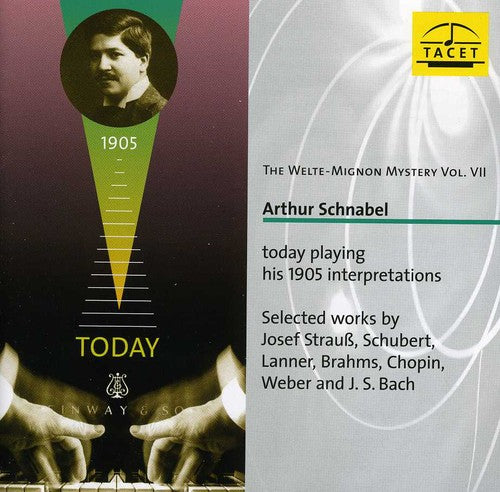 Straub / Schnabel / Schubert / Lanner / Brahms: Welte-Mignon Mystery 8: Arthur Schnabel Today