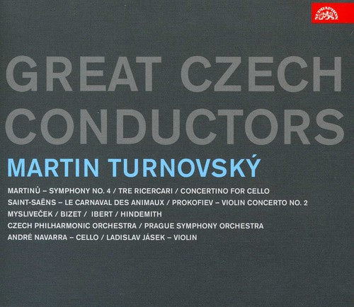 Turnovsky / Martinu / Ibert / Hindemith / Cpo: Great Czech Conductors: Martin Turnovsky
