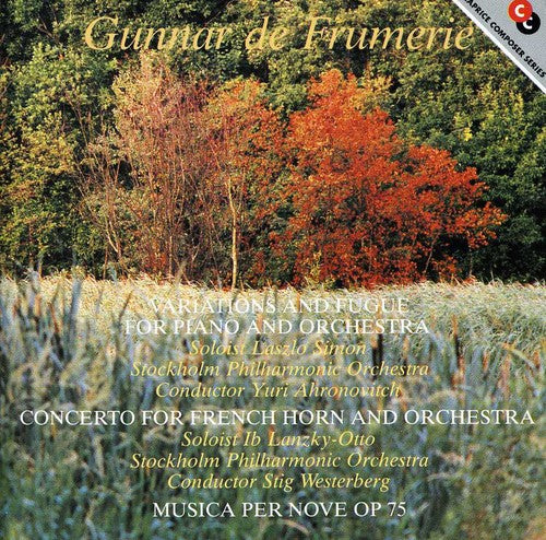 Frumerie / Simon / Ahronovitch: Variations & Fugue for Piano & Orchestra