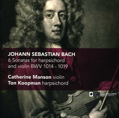 Bach, J.S. / Koopman / Manson: 6 Sonatas for Harpsichord & Violin BMV 1014-1019