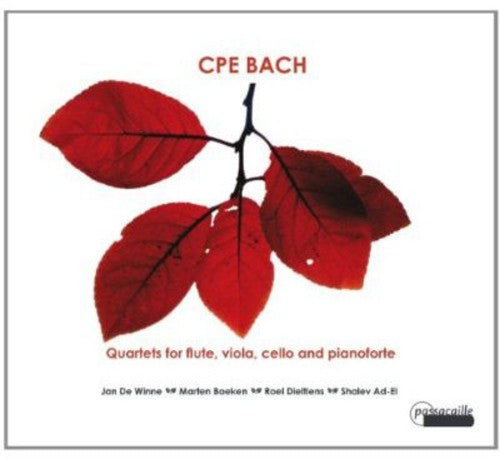 Bach, C.P.E. / De Winne / Boeken / Dieltiens: Quartets for Flute & Viola & Cello & Pianoforte