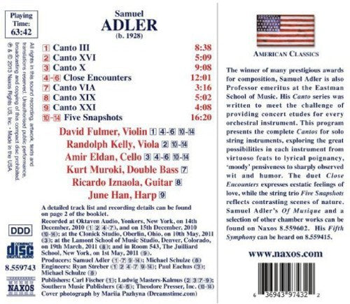 Adler / Fulmer / Kelly: Music for Strings