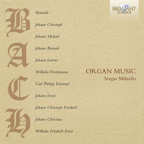 Bach, H. / Militello, Sergio: Organ Music