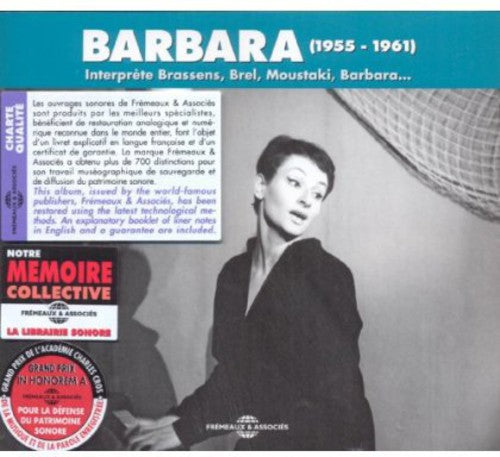Barbara: Interprete Brassens Brel Moustaki