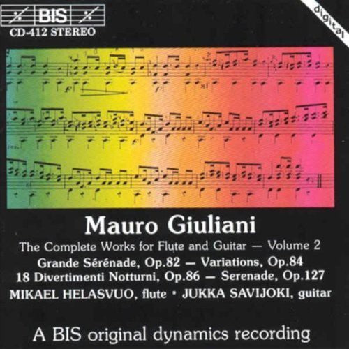 Giuliani / Helasvuo / Savijoki: Complete Works for Flute & Guitar 2