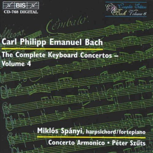 Bach, C.P.E. / Spanyi / Szuts / Concerto Armonico: Complete Keyboard Concerti Iv