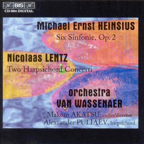Heinsius / Lentz / Orch Van Wassenaer: 6 Sinfonie / 2 HPSCHD Cti