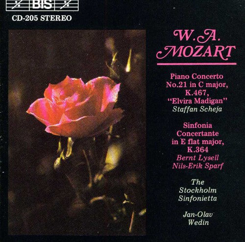 Mozart / Wedin / Stockholm Sinfonietta: Piano Concerto 21 / Sinfonia Concertante