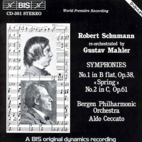 Schumann / Ceccato / Bergen Po: Mahler Symphonies 1 & 2