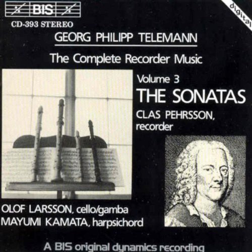 Telemann / Pehrsson: Complete Recorder Sonatas