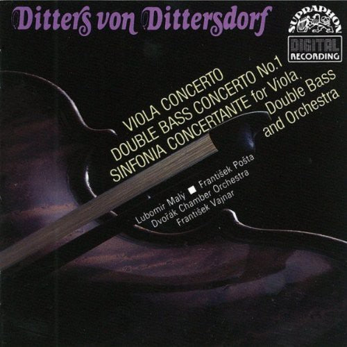 Dittersdorf / Dvorak Cham Orch, Vajnar: DBL Bass Cto / Viola Cto / Sfa Concertante