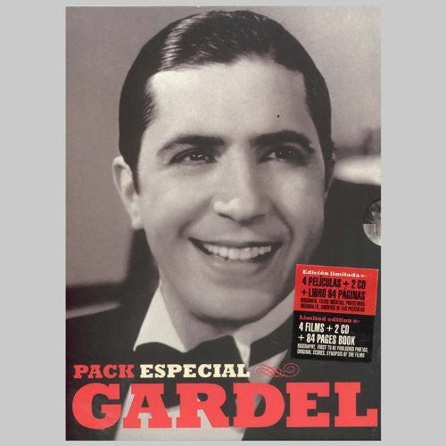 Gardel, Carlos: Carlos Gardel Pack Deluxe 4DVD+2CD+Libro